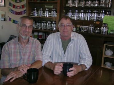 Stephen Floyd and Phil Dunn (in the Tea Shop) Stephen Floyd and Phil Dunn (in the Tea Shop)