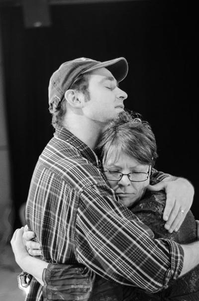 Marshall Murray and Elise Morrill in Becky's New Car photo by Peter Serko