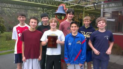 (left to right): Harbor School students Kieran Enzian, Calder Stenn, Jacob Gold, Stuart Kraabel, Nick Spranger, Alden Hinden-Stevenson, Bjorn Lynge and Tor Ormseth (left to right): Harbor School students Kieran Enzian, Calder Stenn, Jacob Gold, Stuart Kraabel, Nick Spranger, Alden Hinden-Stevenson, Bjorn Lynge and Tor Ormseth